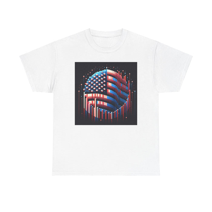 Space American Flag Tee