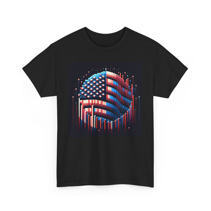 Space American Flag Tee