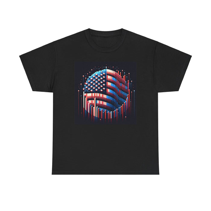 Space American Flag Tee