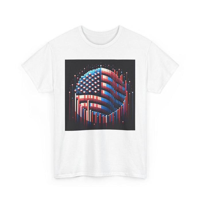Space American Flag Tee