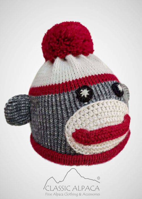Alpaca Kids - Sock Monkey Alpaca Hat