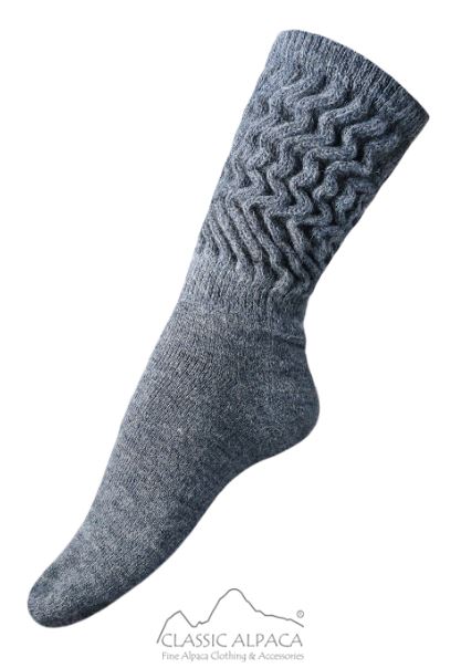 Alpaca Premium Therapeutic Unisex Socks With Reinforcement And Cushioned