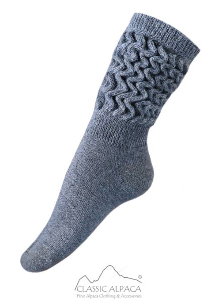 Alpaca Premium Therapeutic Unisex Socks With Reinforcement And Cushioned