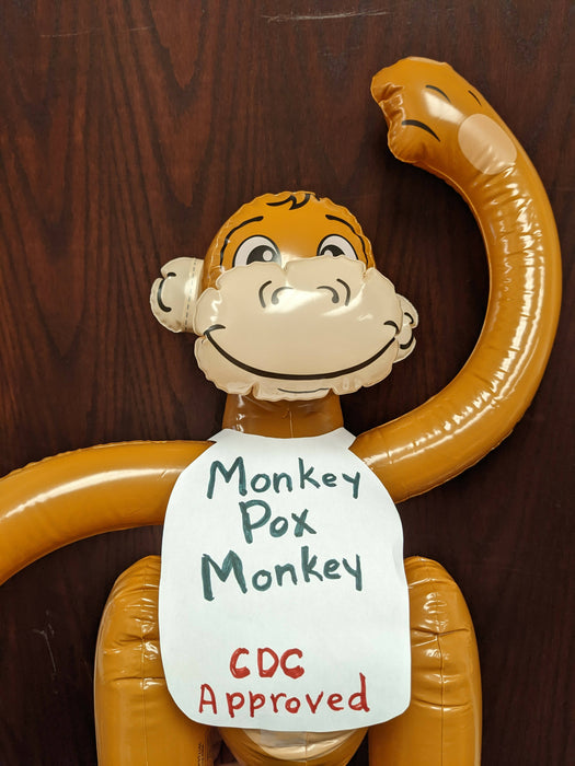 MONKEY POX MONKEY: cdc APPROVED (17X13 in)