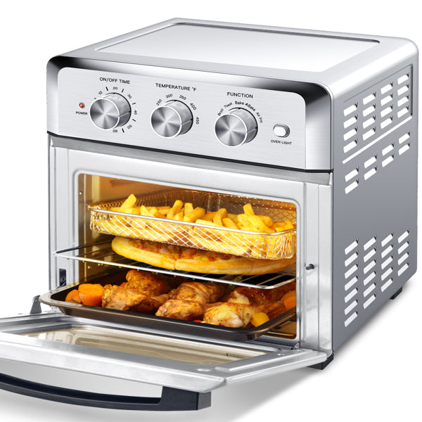 Geek Chef Stainless Steel Air Fryer Toaster Oven 1500W