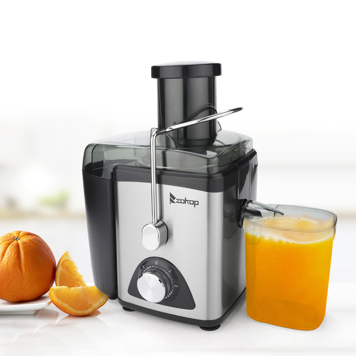 3 Gear Electric Juicer 120V 600W 75MM Caliber 1000ML Slag Cup