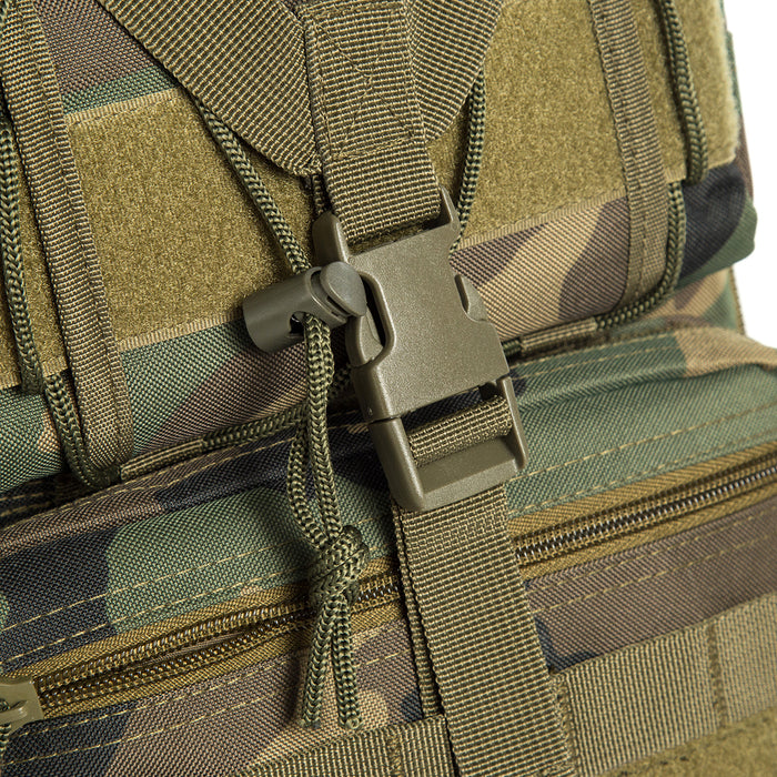 Tactical EDC Sling Bag Pack, Military Rover Shoulder Molle Backpack, with USA Flag Patch