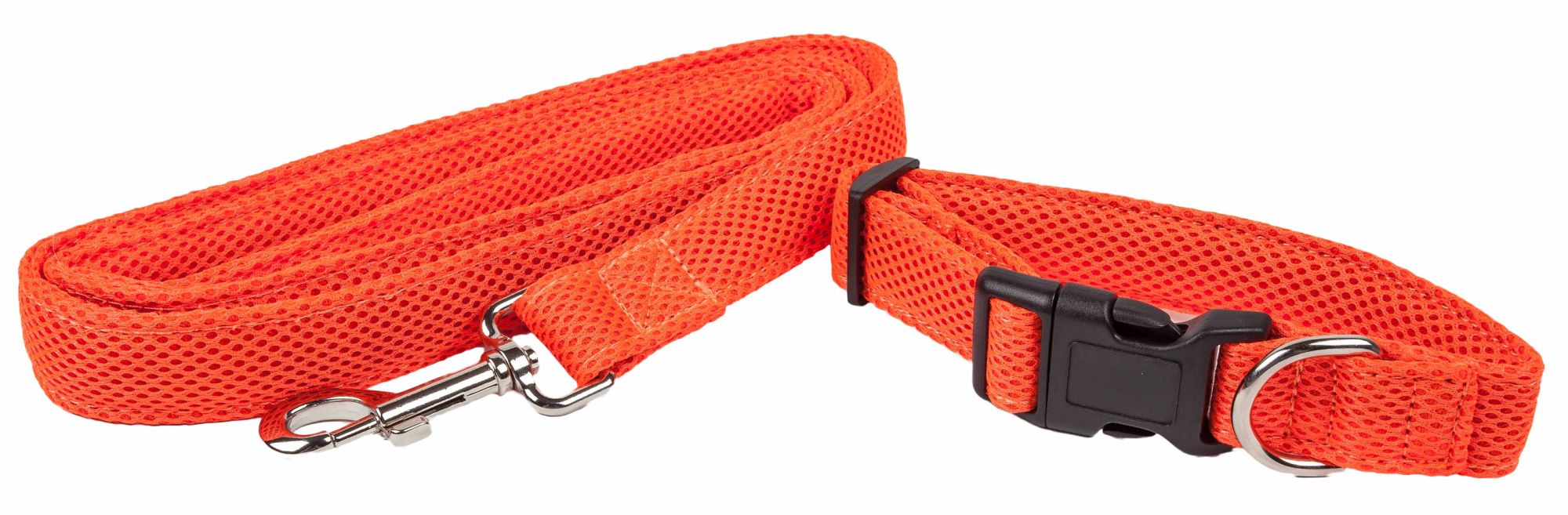 Pet Life  'Aero Mesh' 2-In-1 Dual Sided Comfortable And Breathable Adjustable Mesh Dog Leash-Collar