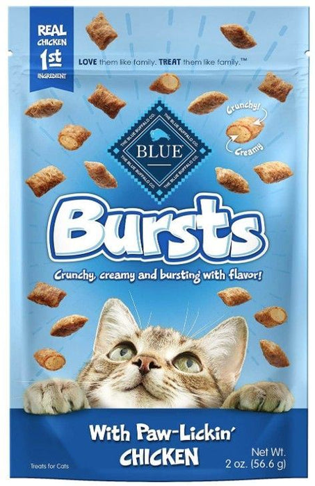 Blue Buffalo Bursts Cat Treats Paw Lickin Chicken
