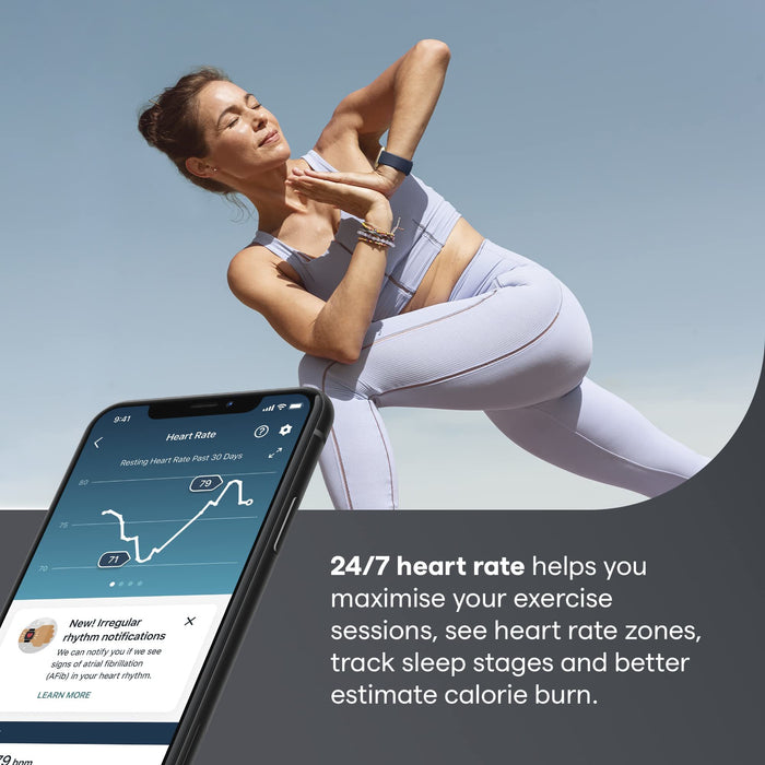 Fitbit Versa 3 Health & Fitness Smartwatch with GPS, 24/7 Heart Rate, Alexa Built-in, 6+ Days Battery, Black/Black, One Size (S & L Bands Included)