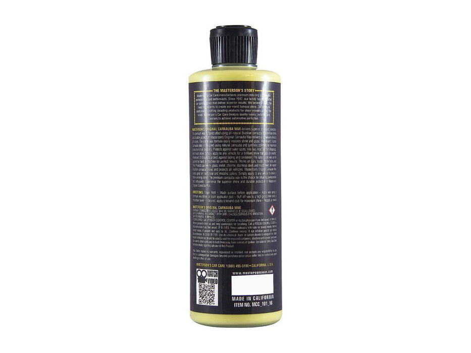 Masterson's - 16 oz Original Carnauba Wax - MCC_101_16 - Made in America