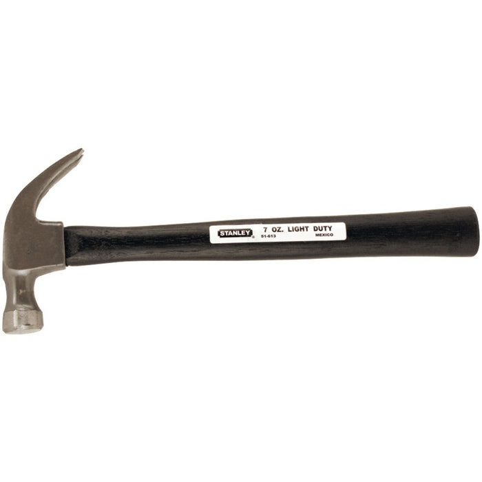 STANLEY 51-613 Wood-Handled Nail Hammer (7oz)