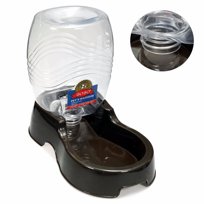 946ml Pet Cat Dog Automatic Water Drinker Dispenser Rabbit Food Drink Dish Pet Bowl Auto Feeder Waterer RT
