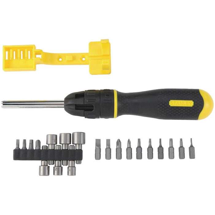 STANLEY 62-574 20-Piece Multibit Ratcheting Screwdriver Set