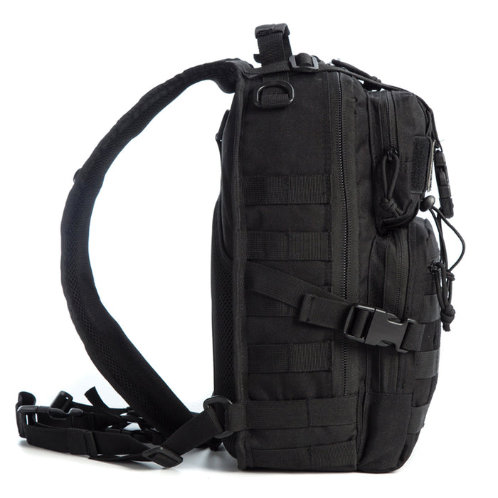 Tactical EDC Sling Bag Pack, Military Rover Shoulder Molle Backpack, with USA Flag Patch