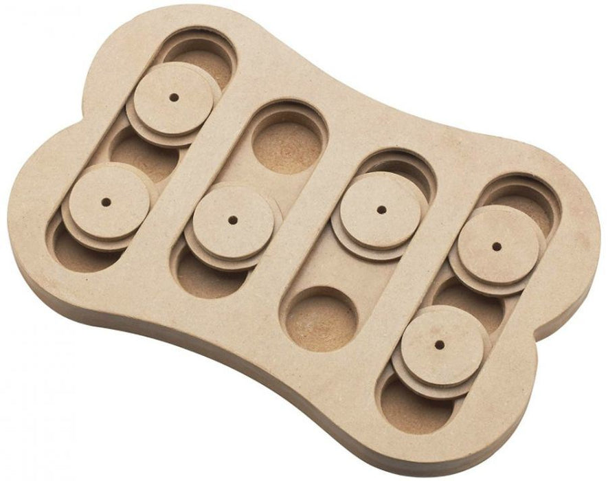 Spot Seek-A-Treat Shuffle Bone Interactive Dog Treat and Toy Puzzle 1 count