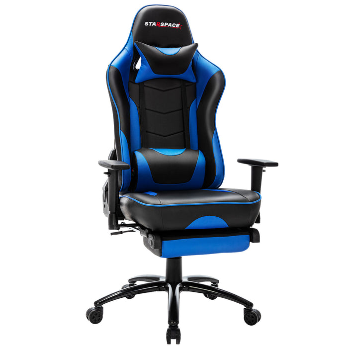 Free Shipping High-Back Reclining Ergonomic Gaming Chair with Adjustable Armrest