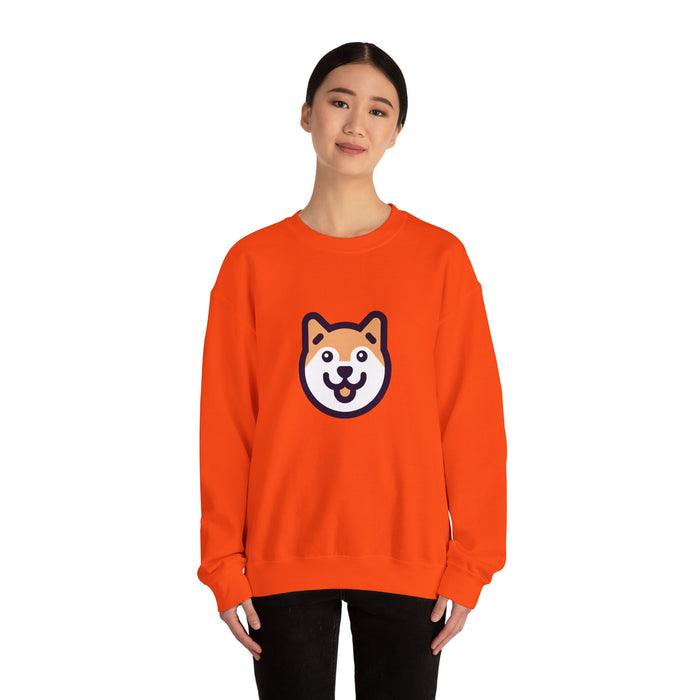 Cute Dog Face Unisex Crewneck Sweatshirt - Perfect for Pet Lovers