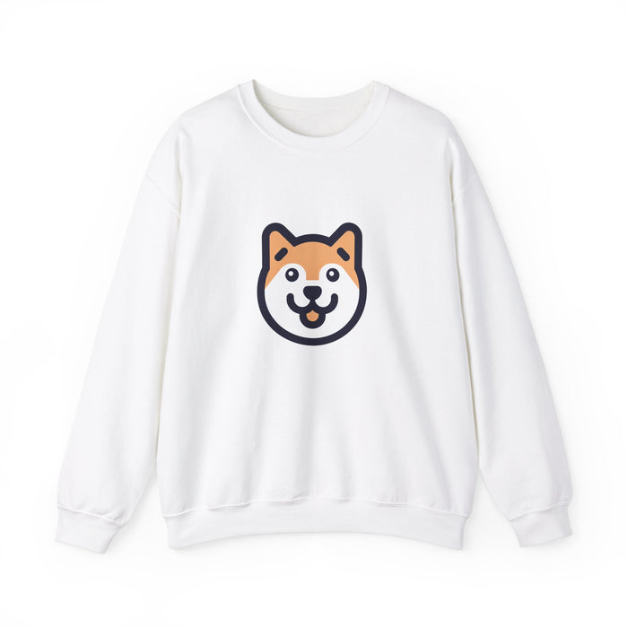 Cute Dog Face Unisex Crewneck Sweatshirt - Perfect for Pet Lovers