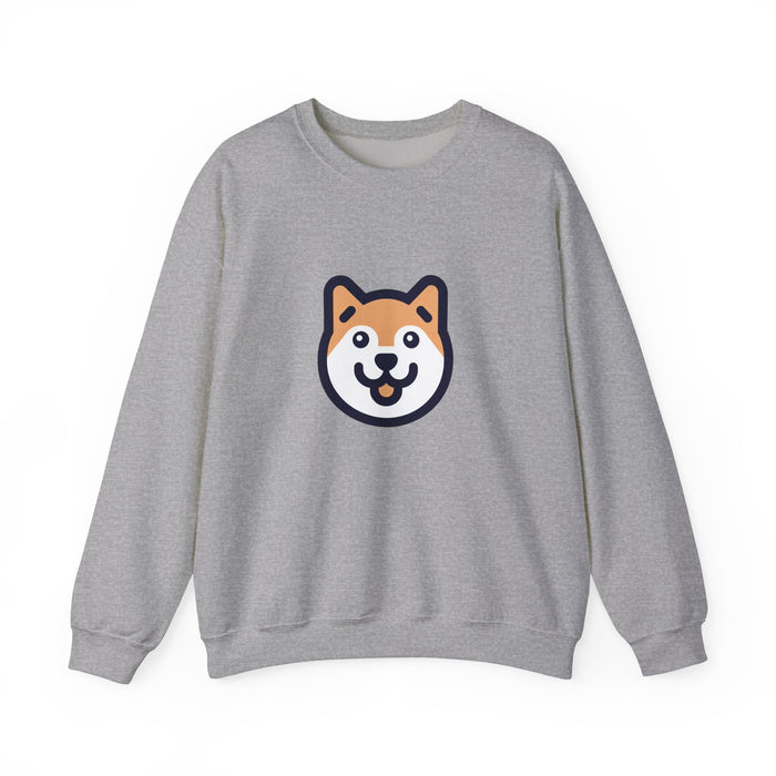 Cute Dog Face Unisex Crewneck Sweatshirt - Perfect for Pet Lovers