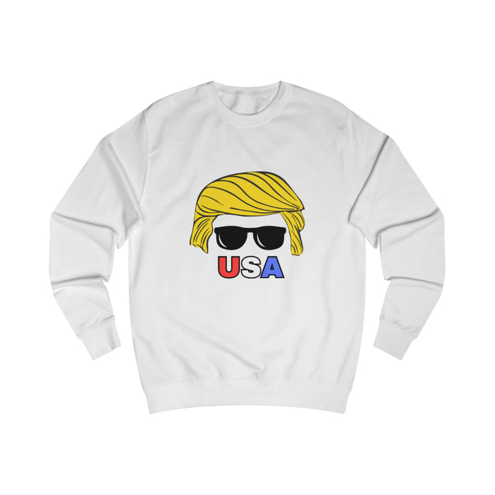 Trump USA Inspired Unisex Sweatshirt with Sunglasses Design