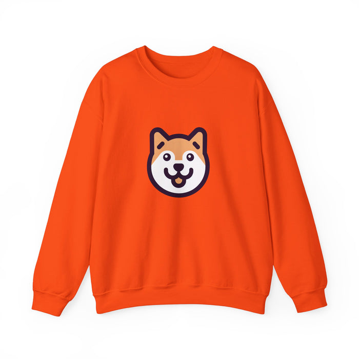 Cute Dog Face Unisex Crewneck Sweatshirt - Perfect for Pet Lovers