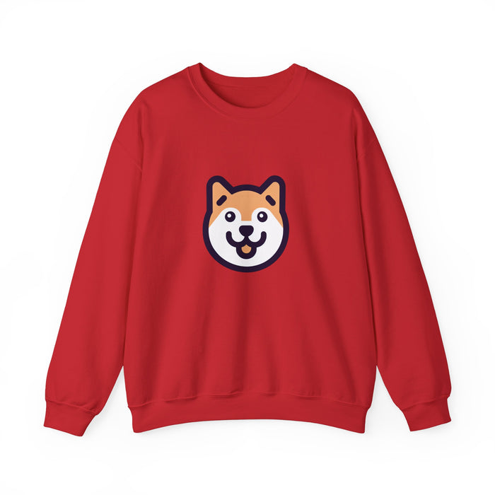 Cute Dog Face Unisex Crewneck Sweatshirt - Perfect for Pet Lovers