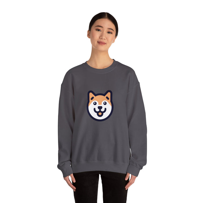 Cute Dog Face Unisex Crewneck Sweatshirt - Perfect for Pet Lovers