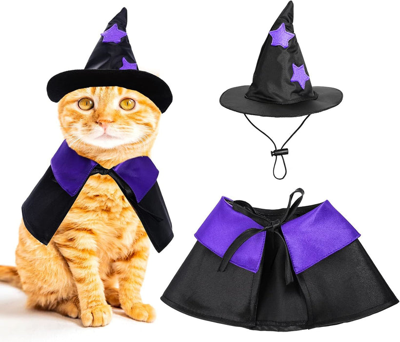 Halloween Pet Costume Cat Wizard Costume