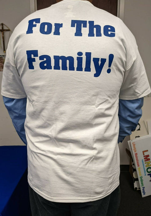 For the Family Shirts (Small, Medium, and Large) Leave your shirt size in comments