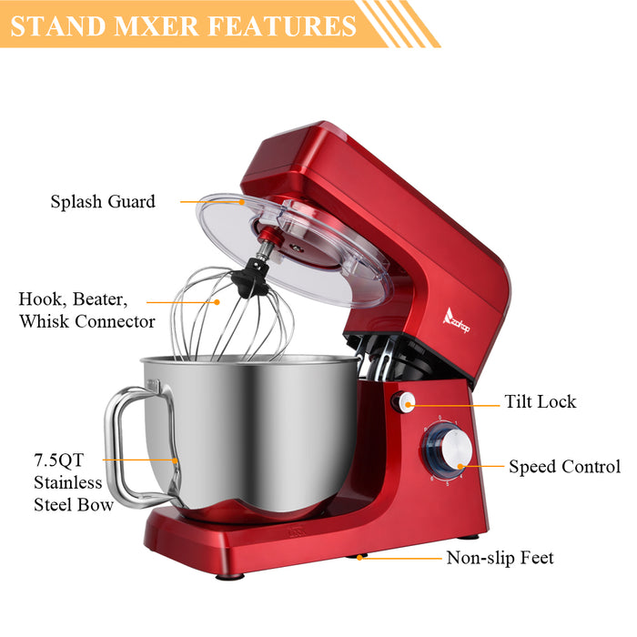 Stand Mixer Chef Machine 7L 660W Mixing Pot With Handle