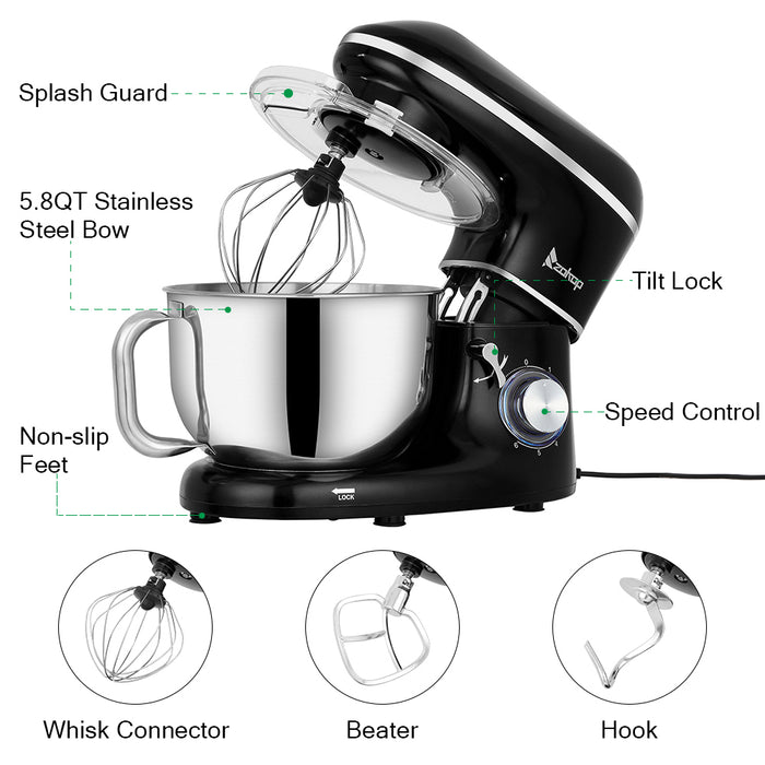 Stand Mixer 5.5L 660W Chef Machine Mixing Pot
