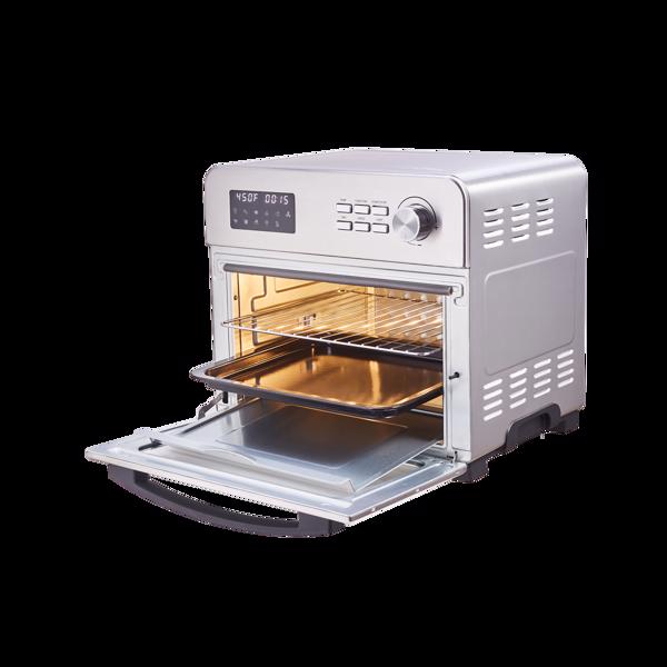 Air Fryer Toaster Oven LCD Countertop with Rotisserie and Dehydrator