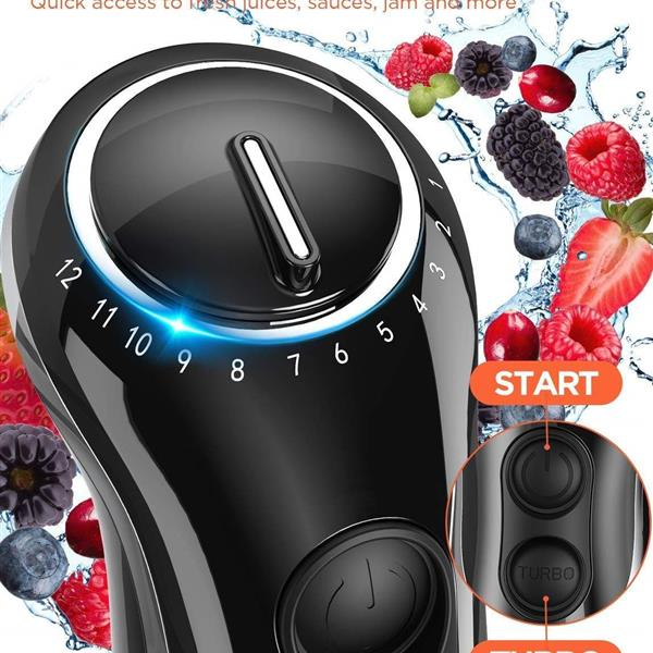 4 in 1 Immersion Hand Stick Electric Blender Mixer 800W