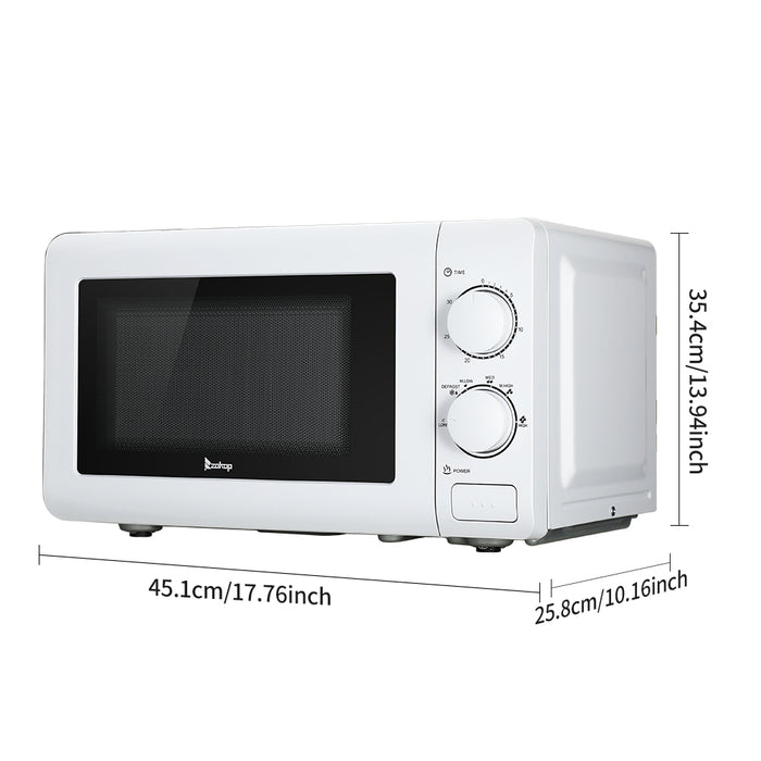 Mechanical Knob 20L/0.7cuft Conventional Microwave Oven