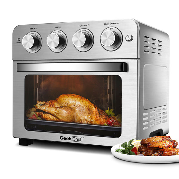 Geek Chef Stainless Steel Air Fryer Toaster Oven Countertop Oven