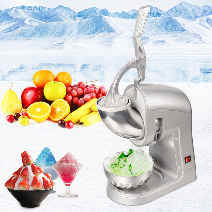 Commercial Removable Dual Blades Electric Ice Crusher 120V 350W