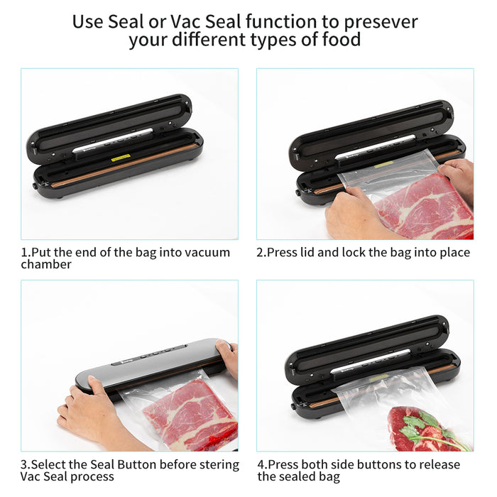 Portable Food Vacuum Sealer Machine for Food Saver