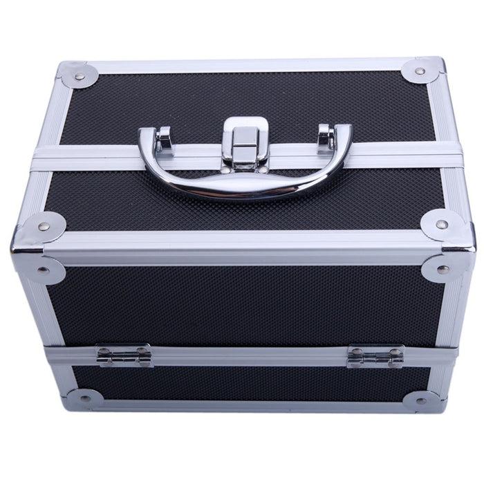 Makeup Train Case Portable Cosmetics & Jewelries Box Storage Organizer Classic & Concise YF