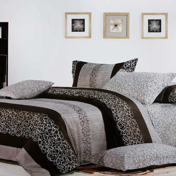 Blancho Bedding - [Charming Garret] Luxury 5PC Bed In A Bag Combo 300GSM (Twin Size)