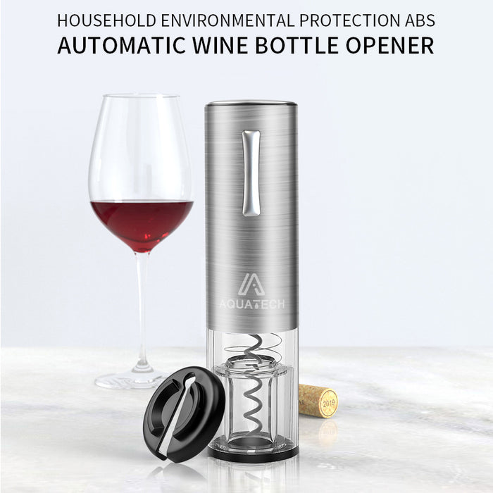 Electric Wine opener set Wine Gift Set,4 in 1 set,Includes Stainless Steel Electric wine opener,Pourer,Vacuum stopper,Foil cutter&Charging Line