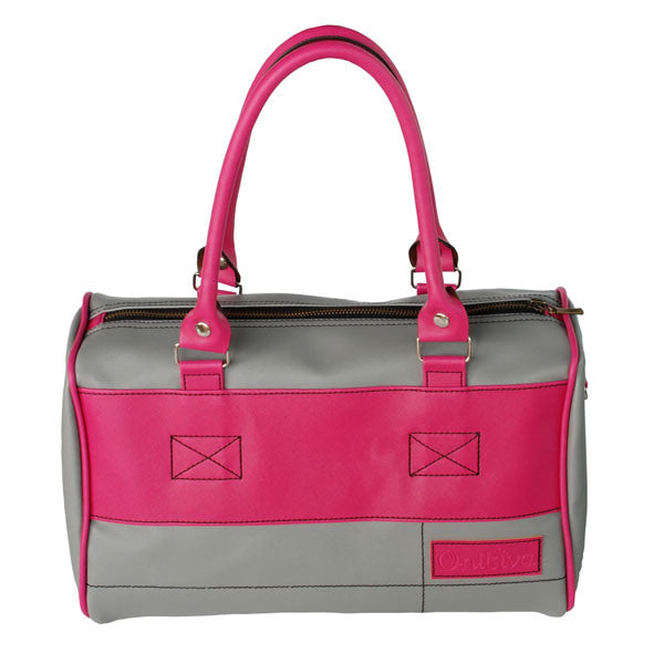 [Romantic France] Onitiva Leatherette Double Handle Satchel Bag Handbag Purse