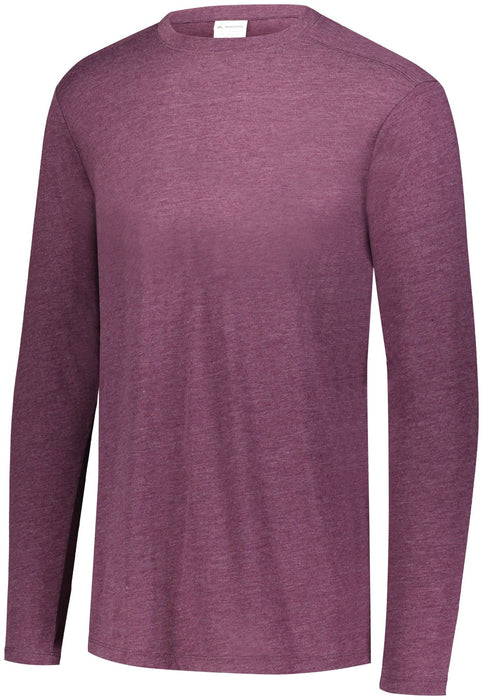 Men's Athletic Shirt, Tri-Blend Long Sleeve Tee - 3075