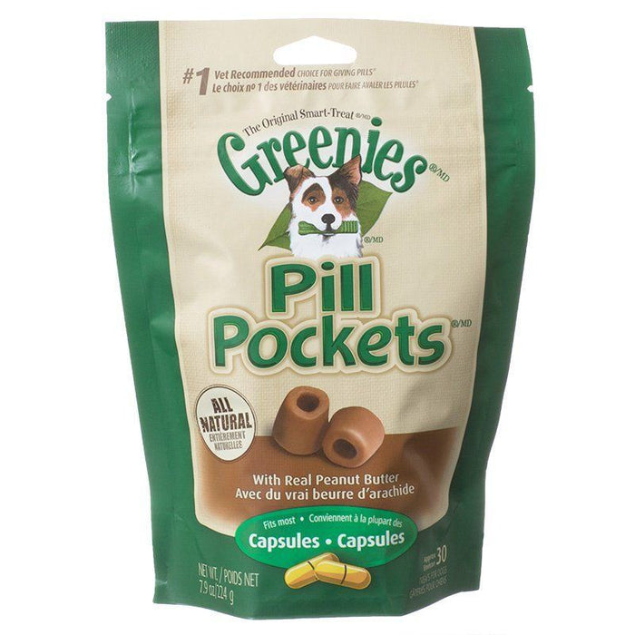 Greenies Pill Pocket Peanut Butter Flavor Dog TreatsGR10128