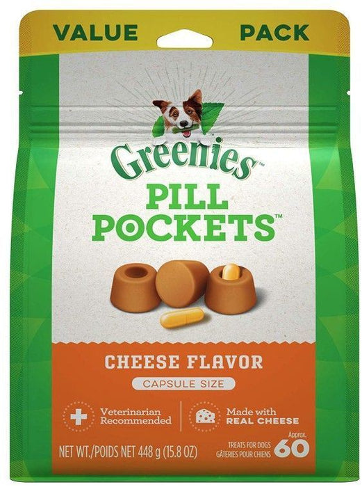 Greenies Pill Pockets Cheese Flavor Capsules 60 count