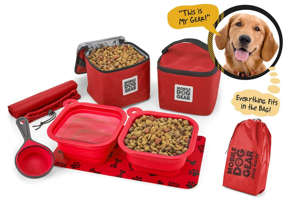 Dine Away Food Set Bag (Med/Lg Dogs)