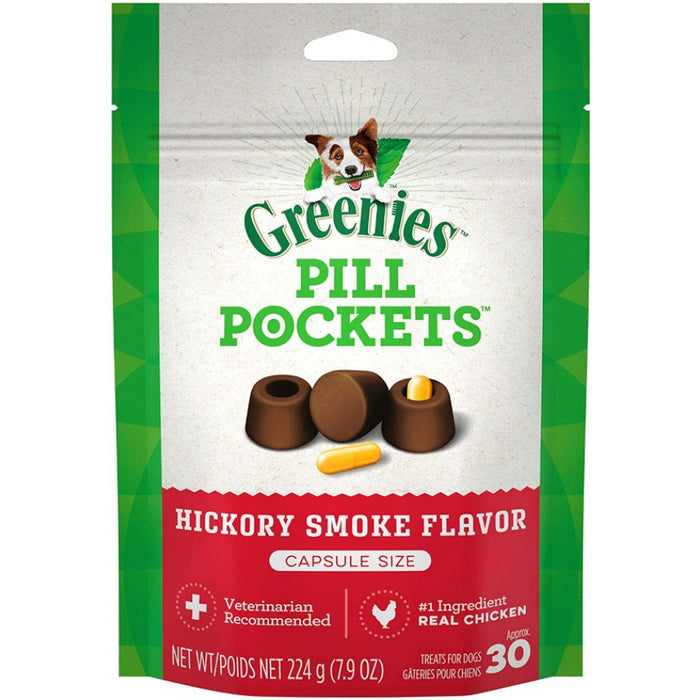 Greenies Pill Pockets Dog Treats - Hickory Smoke FlavorGR10127