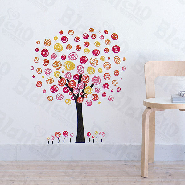 Colorful Tree - Wall Decals Stickers Appliques Home Decor