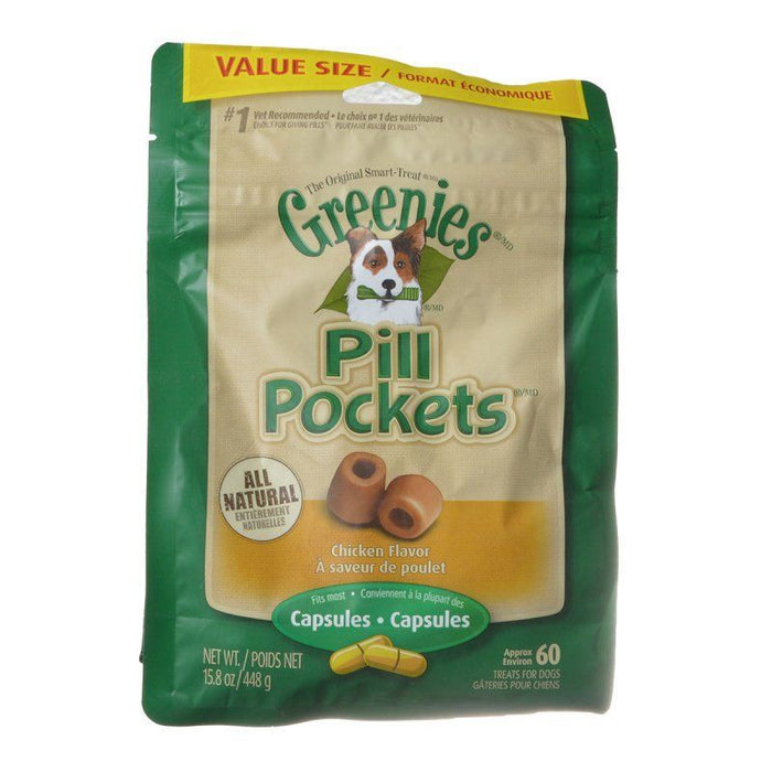Greenies Pill Pocket Chicken Flavor Dog TreatsGR10410