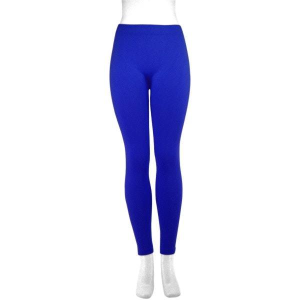Seamless Royal Blue Footless Leggings - Size S/M Case Pack 3